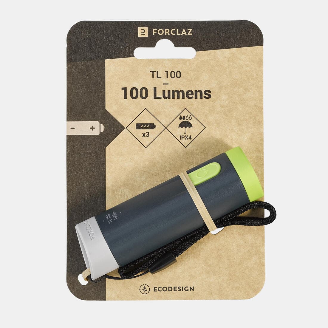 lampe torche à piles - 100 lumens - TL100