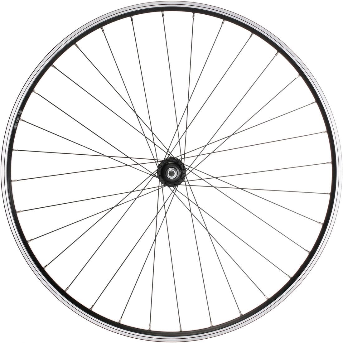 ROUE VTC 28"/ Arrière/ Double Parois/ Roue Libre/ V-brake/ Vis/ Noire