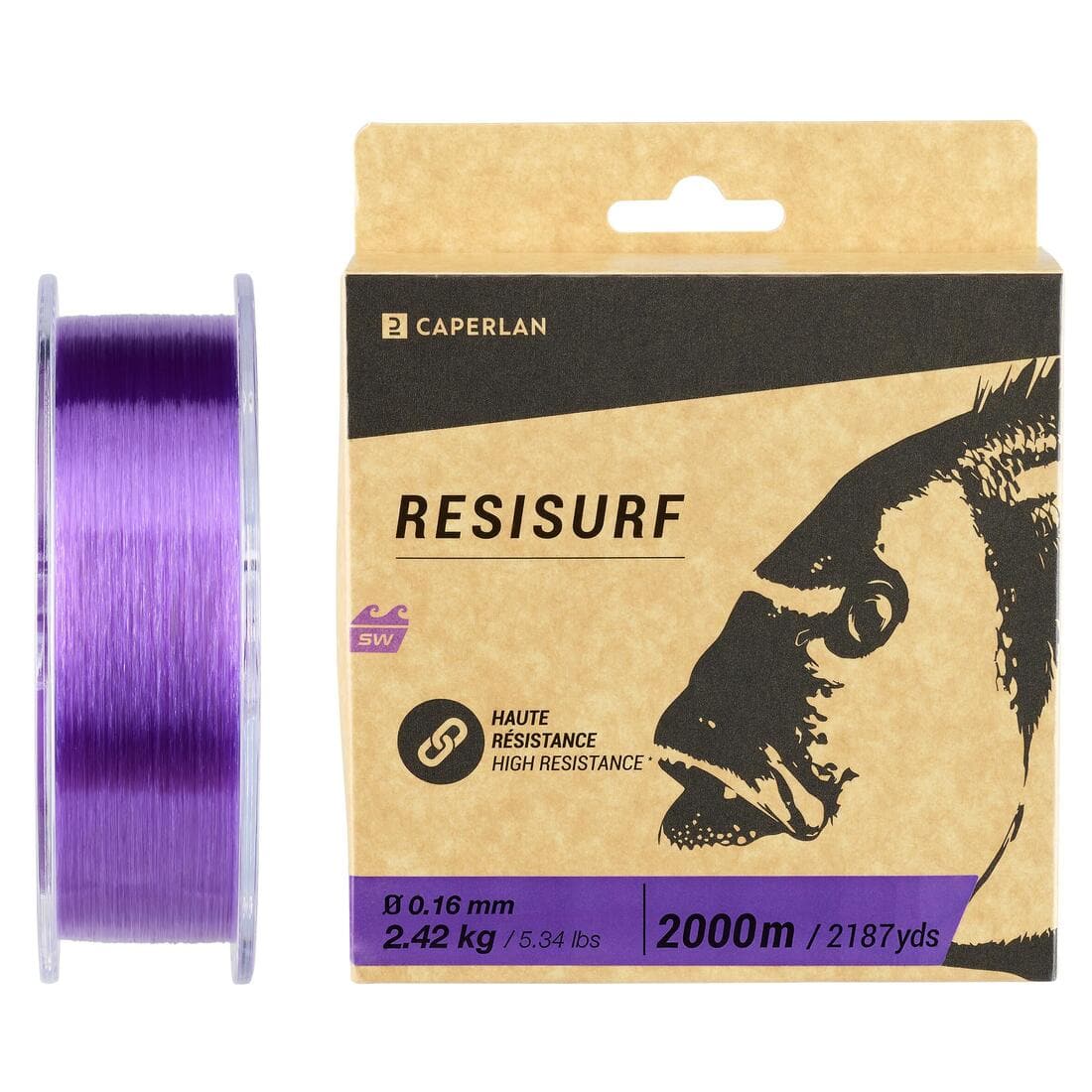 Fil pêche en surfcasting Violet RESISURF