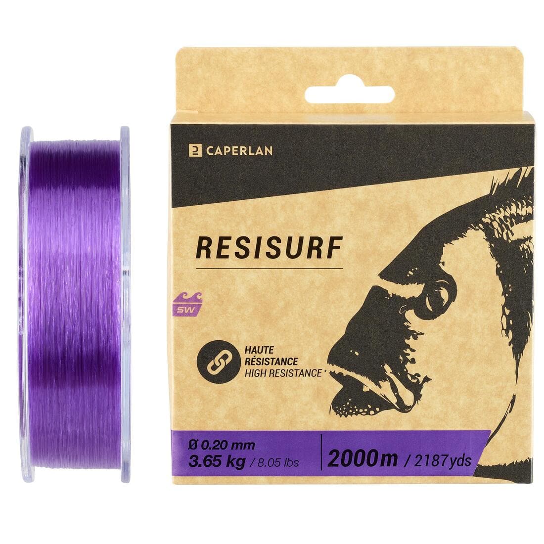 Fil pêche en surfcasting Violet RESISURF