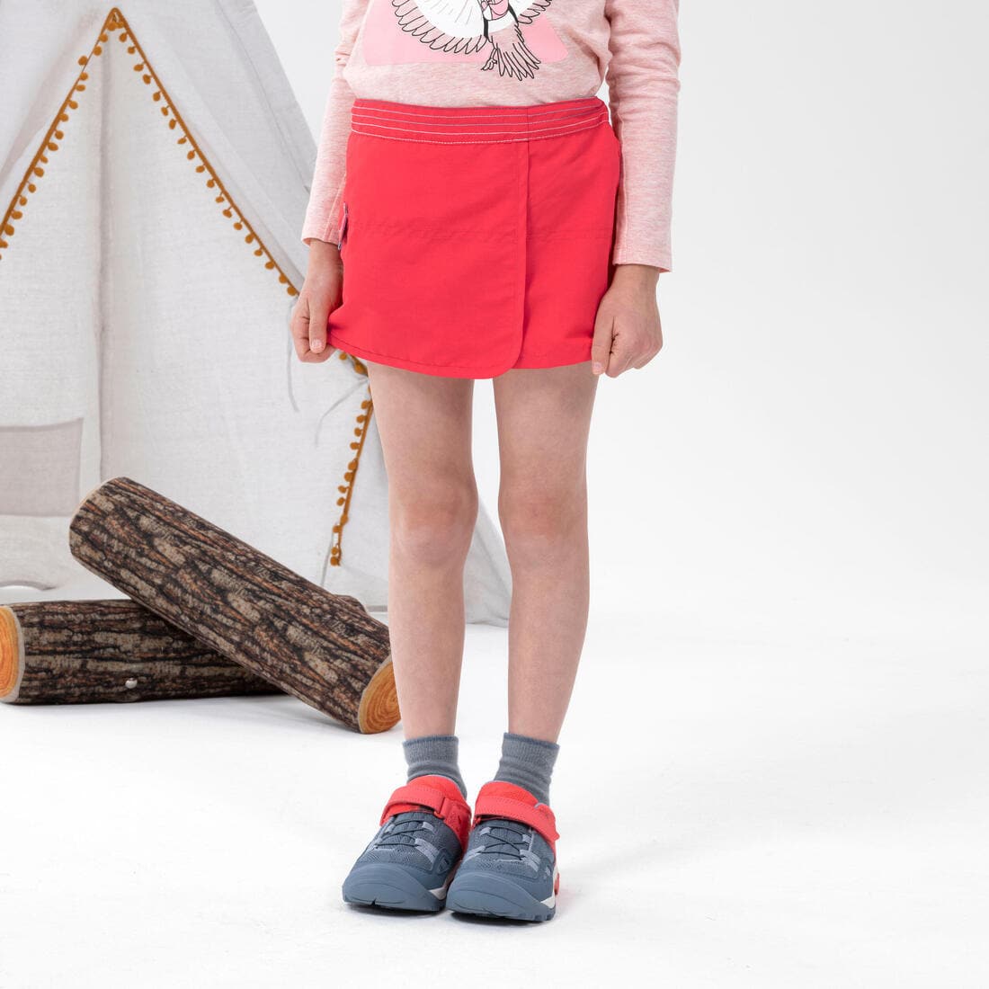 Jupe short de randonnée - MH100 KID- enfant 2-6 ANS