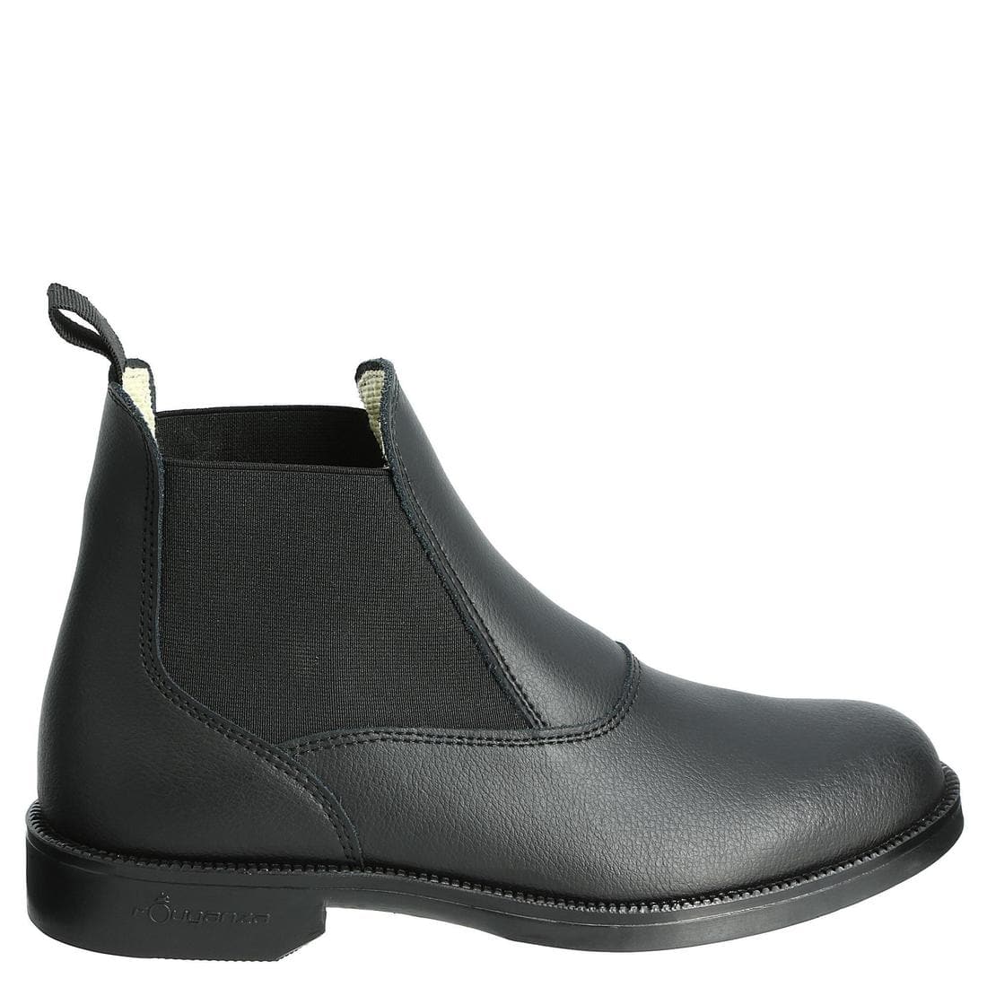 Boots équitation adulte CLASSIC cuir noir