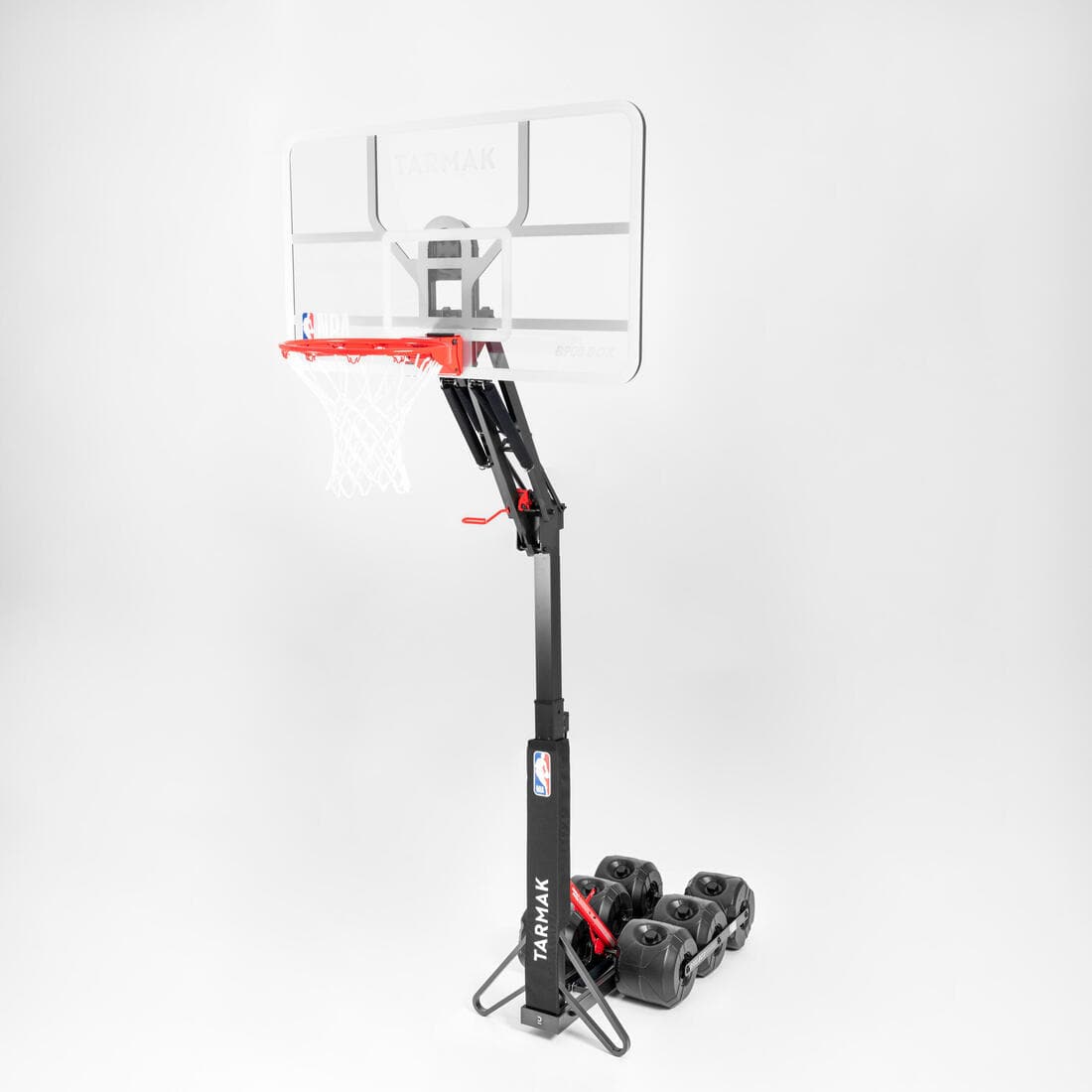 Panier de basket pliable sur roue réglable de 2,10m à 3,05m - B900 BOX NBA