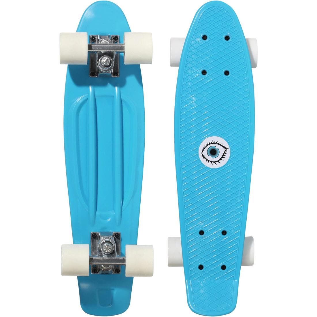 Mini skateboard enfant PLASTIQUE bleu PLAY 500