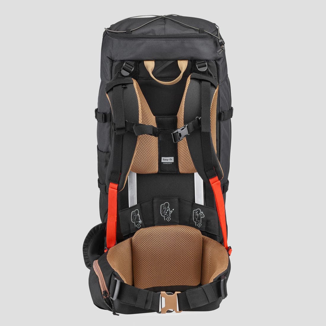 Sac à dos de trekking Homme 50 L - MT100 EASYFIT