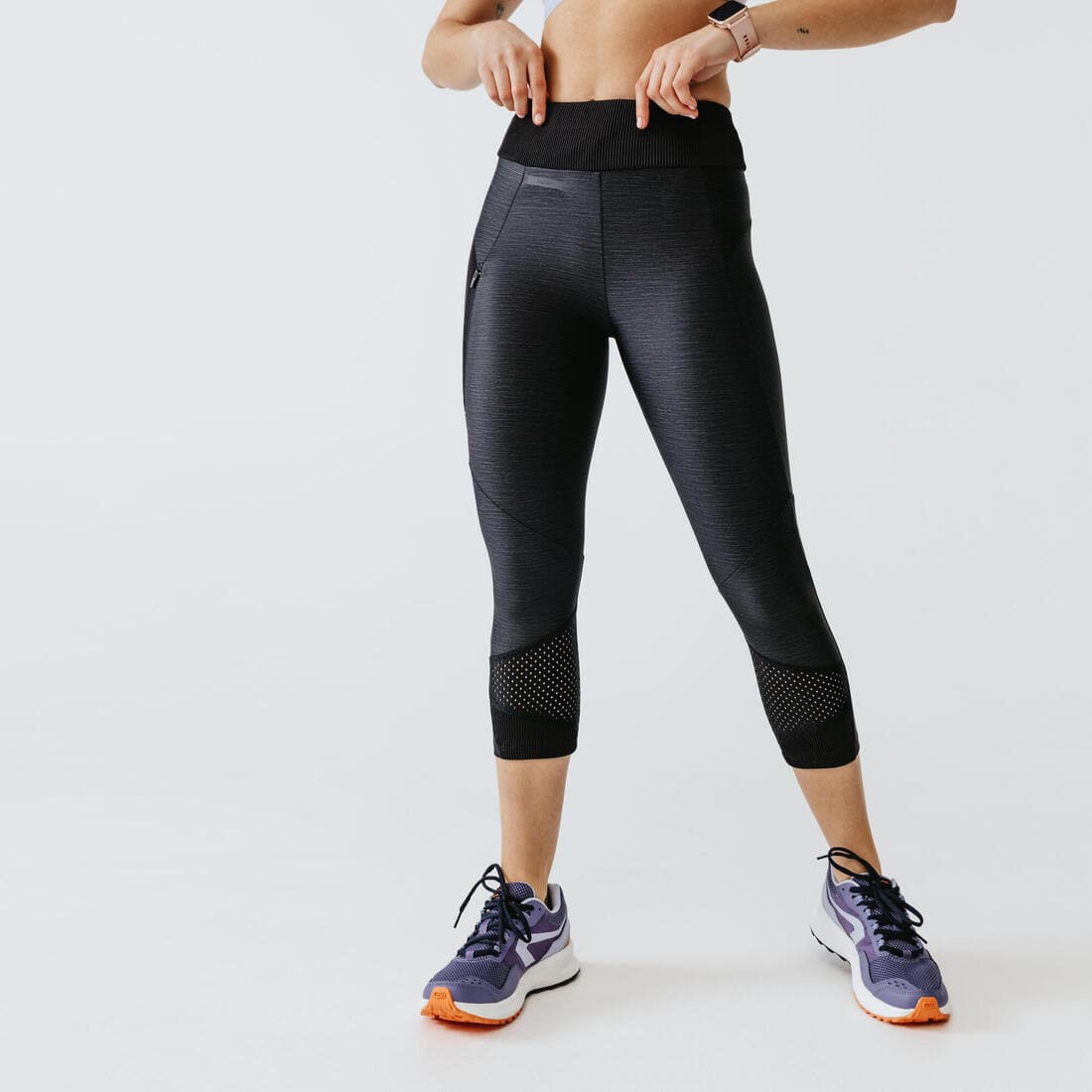 Legging court running respirant femme - Dry+ Feel