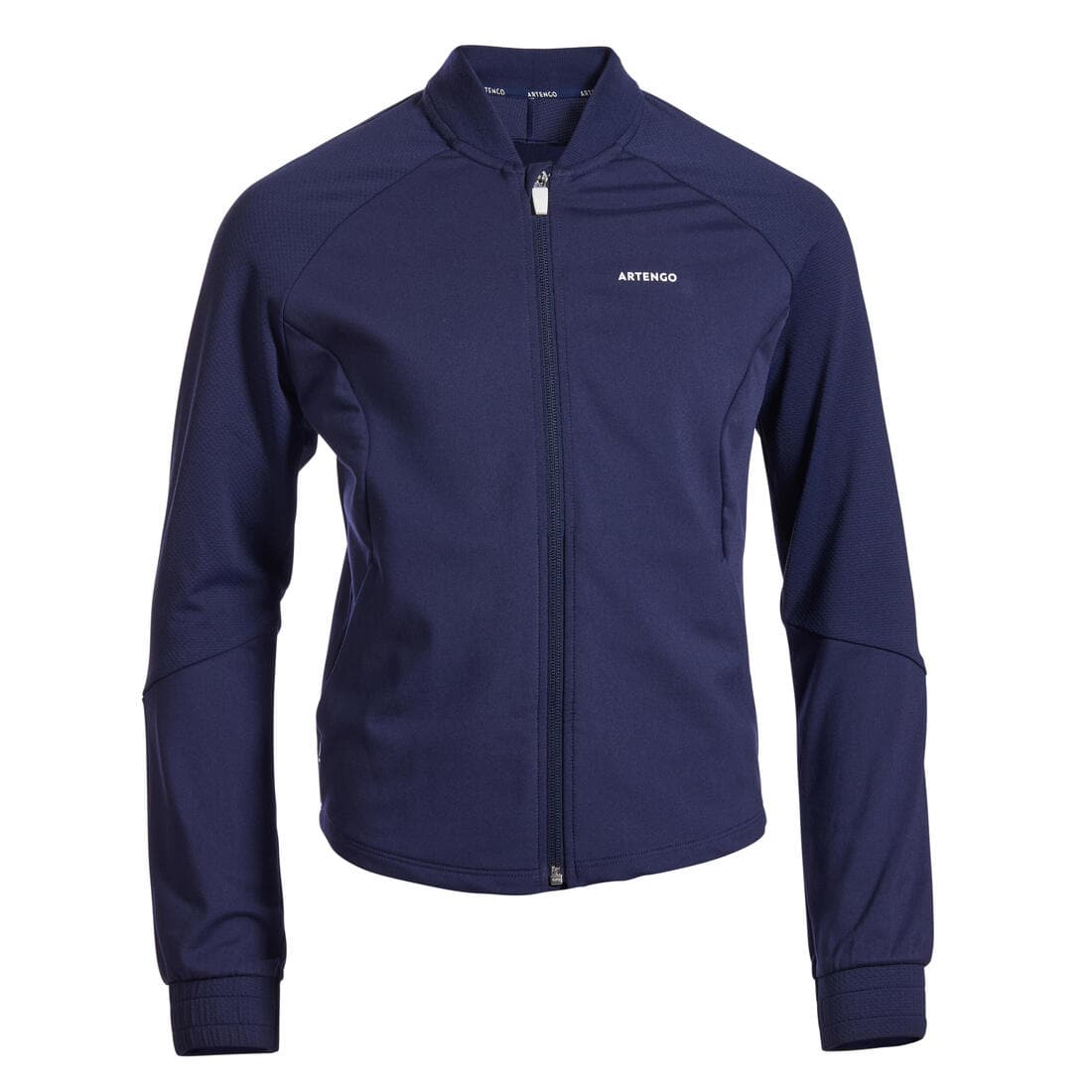 Veste de tennis fille- TJK500 bleu marine