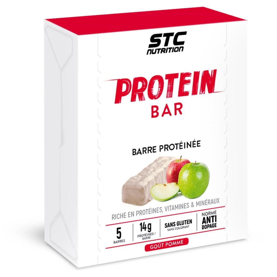 PROTEIN BAR - boite 5 barres - Pomme