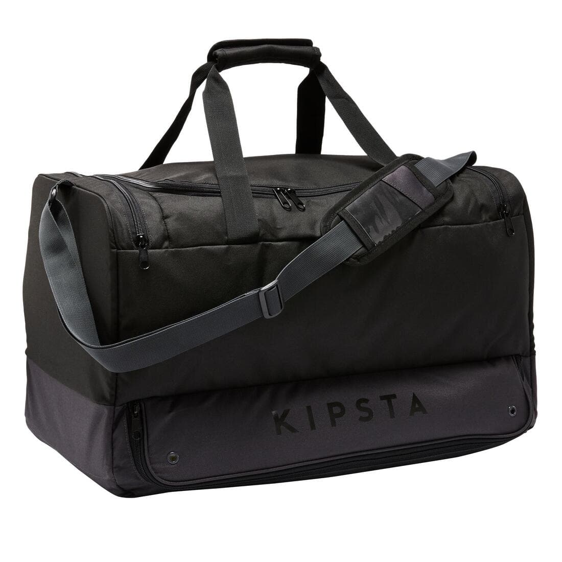 Sac de sport rigide et pliable 75L, noir