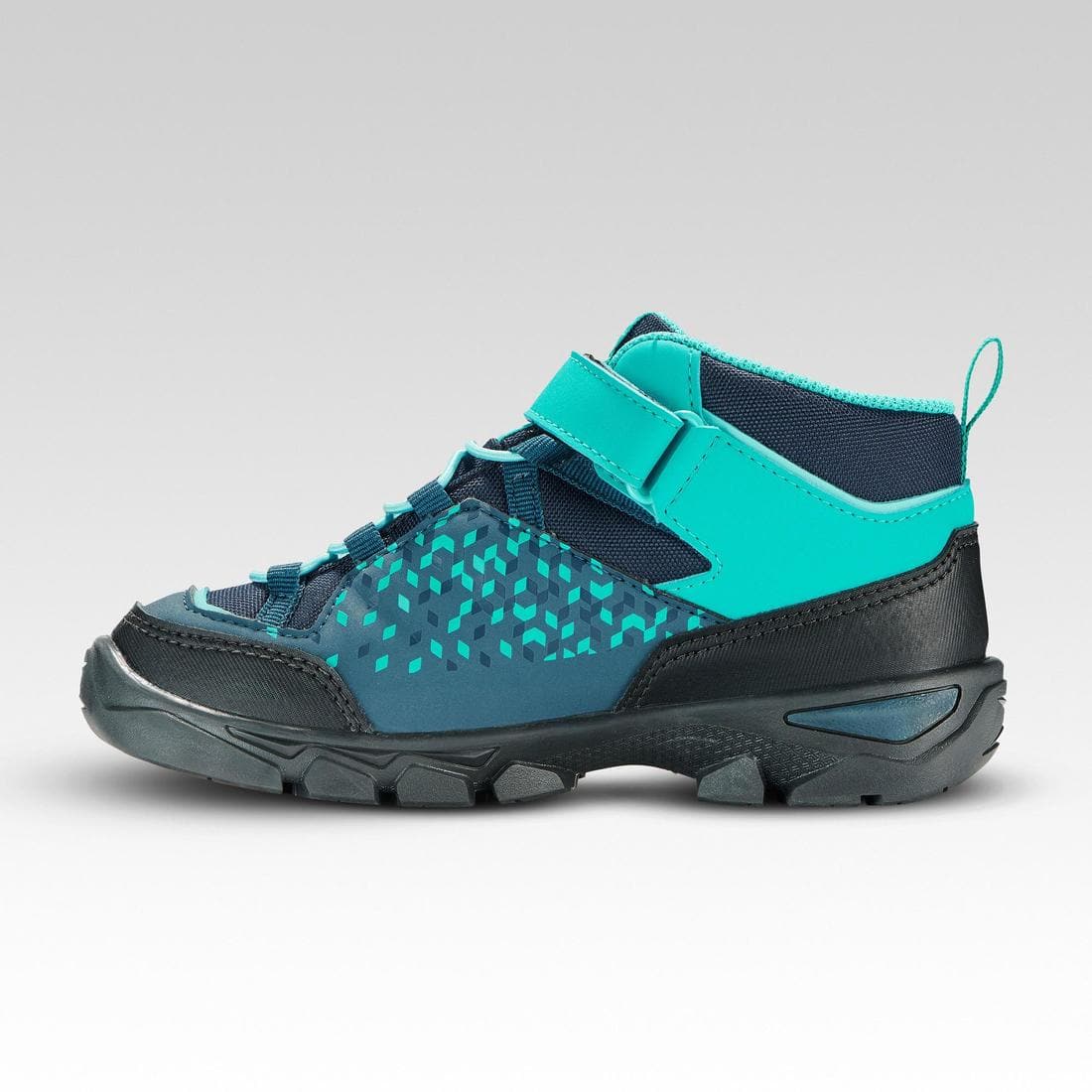 Chaussures imperméables de randonnée - MH120 MID turquoises - enfant 28 AU 34