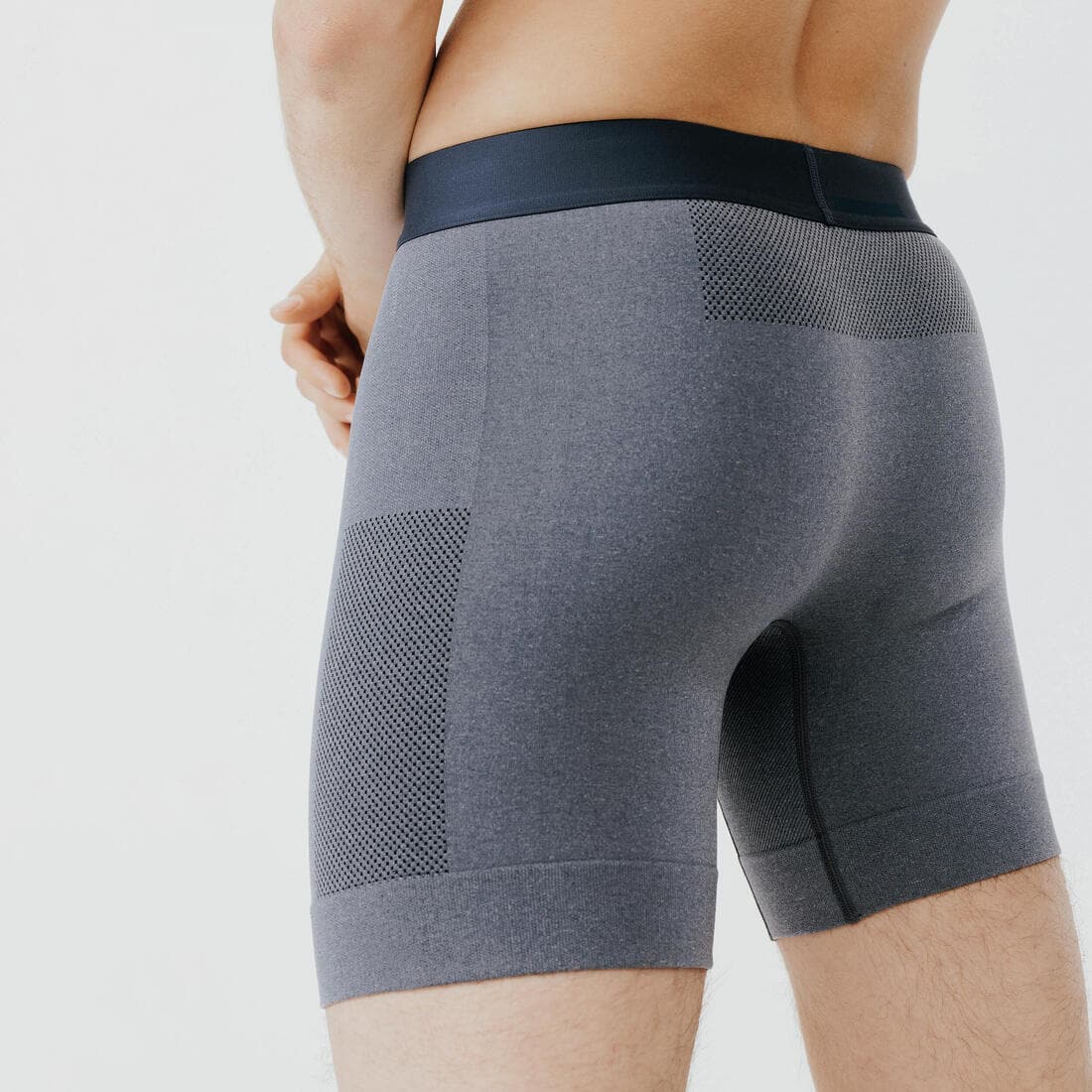 BOXER DE RUNNING HOMME DRY PERF 900 GRIS BLEU