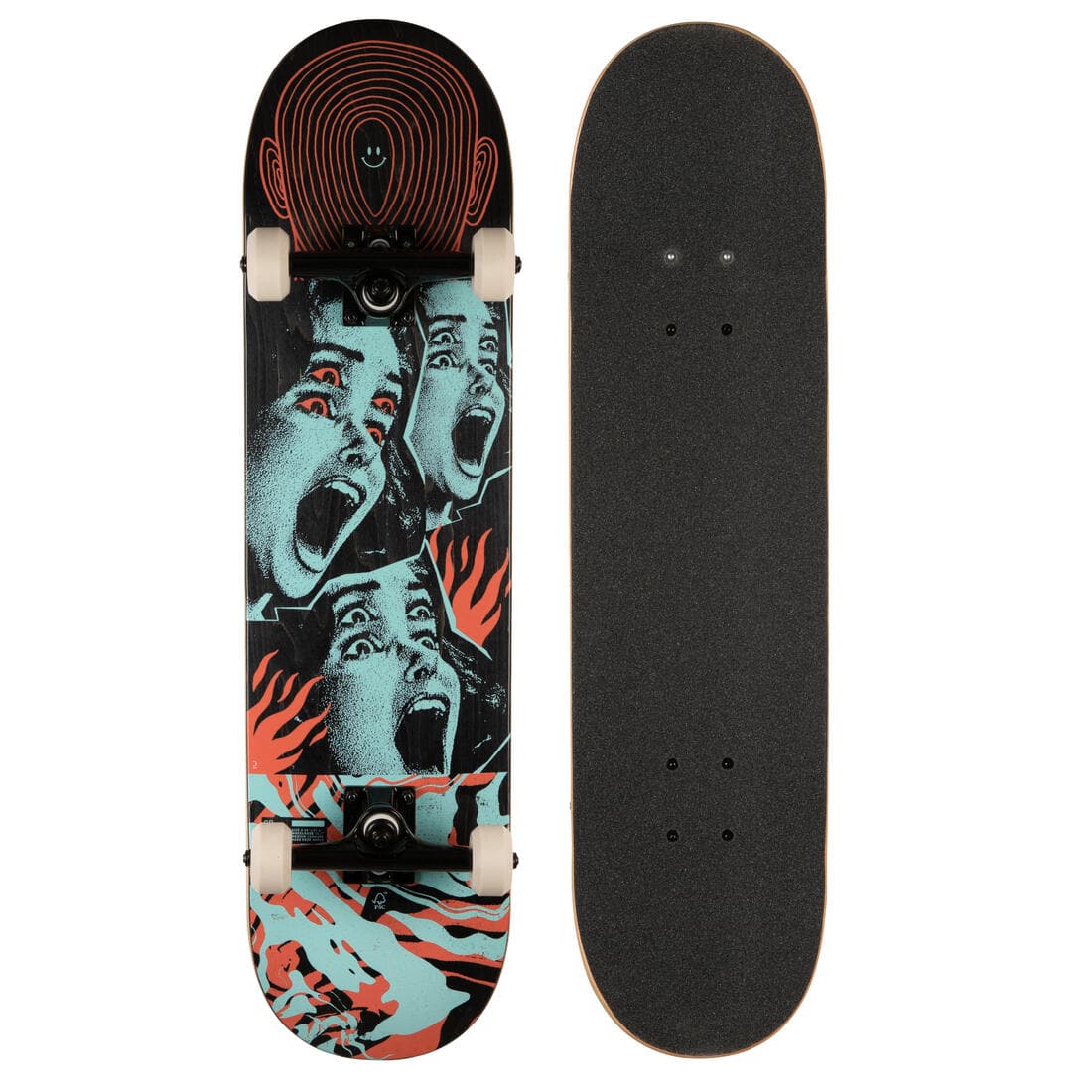 SKATEBOARD COMPLET CP500 FURY TAILLE 8"