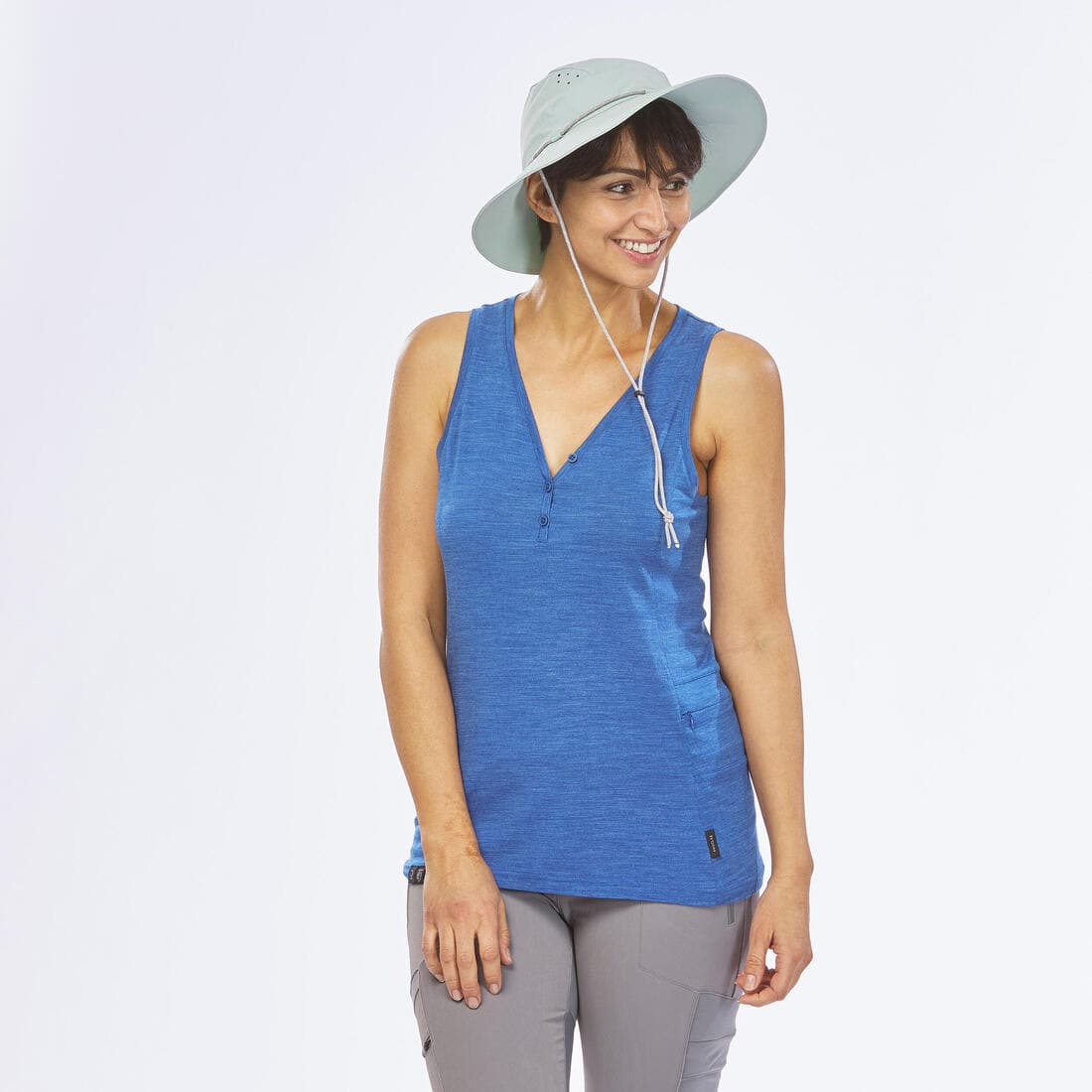 CHAPEAU TREKKING ANTI-UV FEMME - MT500