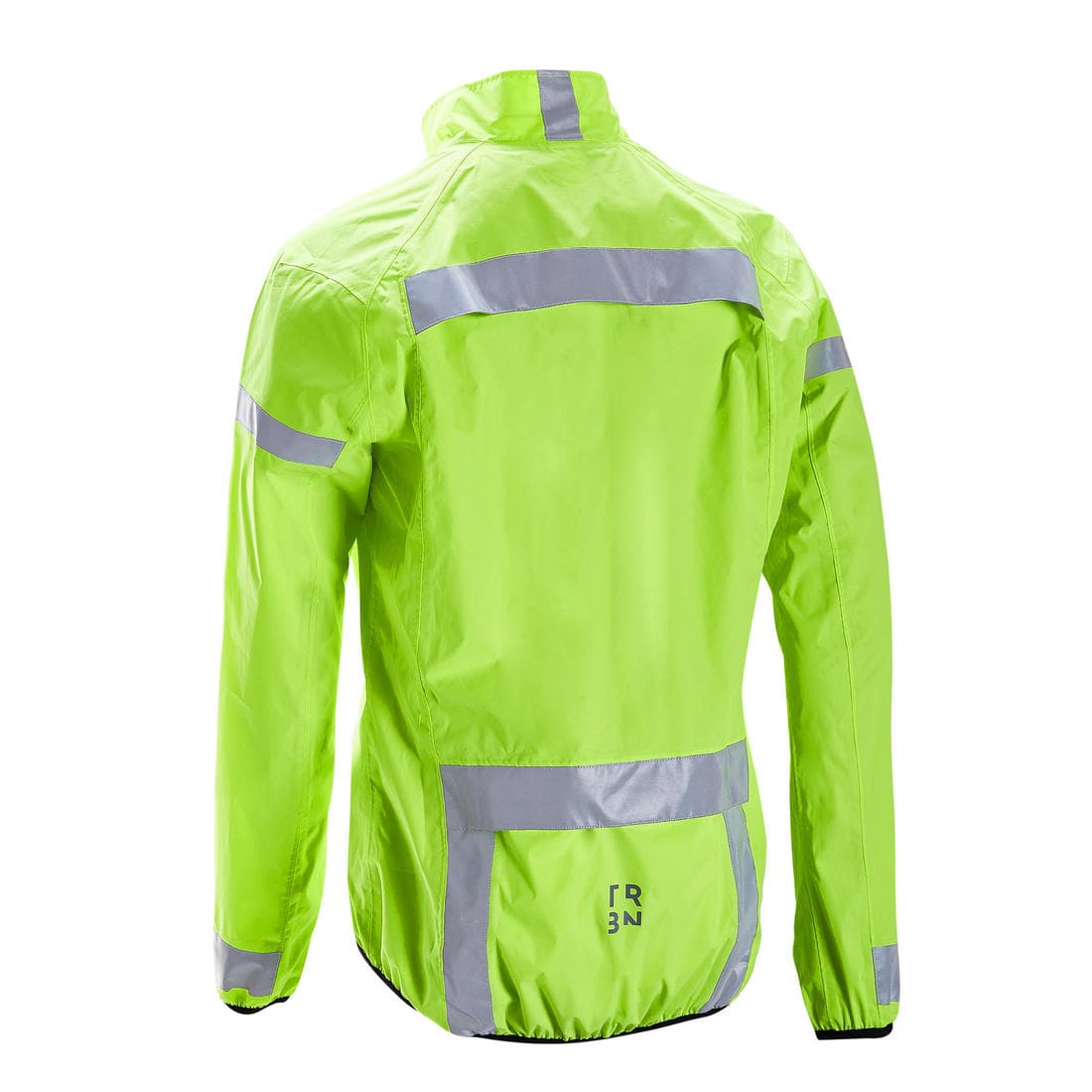 Veste vélo route  manches longues coupe-pluie homme - RC120 visible EN1150