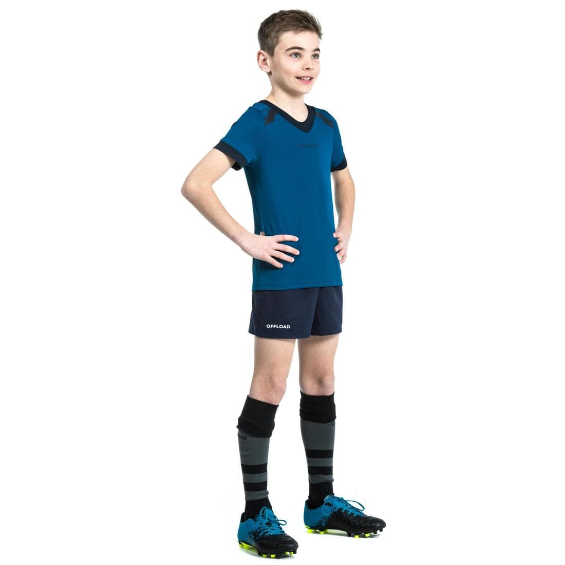 Short de rugby avec poches Enfant - R100