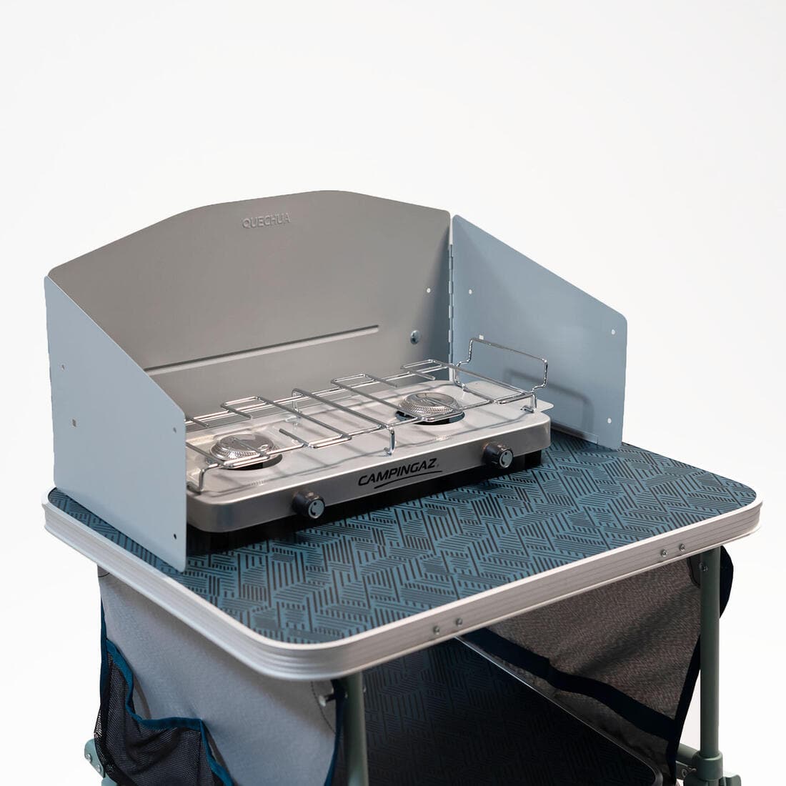 PARE-VENT AJUSTABLE POUR TABLE ET MEUBLE DE CUISINE DE CAMPING