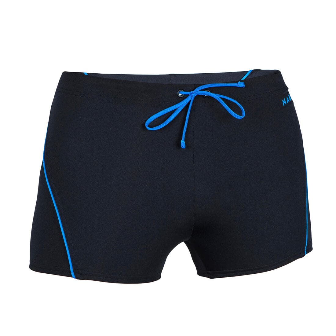 Boxer de bain natation homme - boxer 100 plus - noir bleu