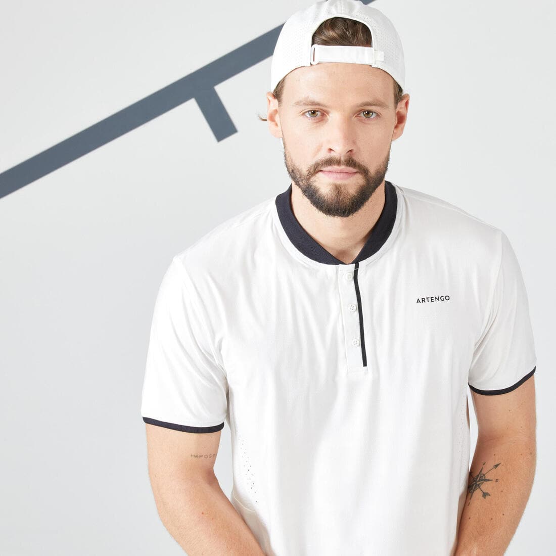 T-shirt tennis manches courtes Homme - ARTENGO DRY+