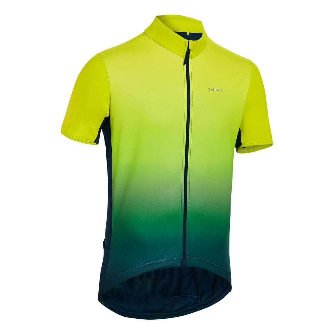 MAILLOT MANCHES COURTES VELO ROUTE TRIBAN RC500 DEGRADE