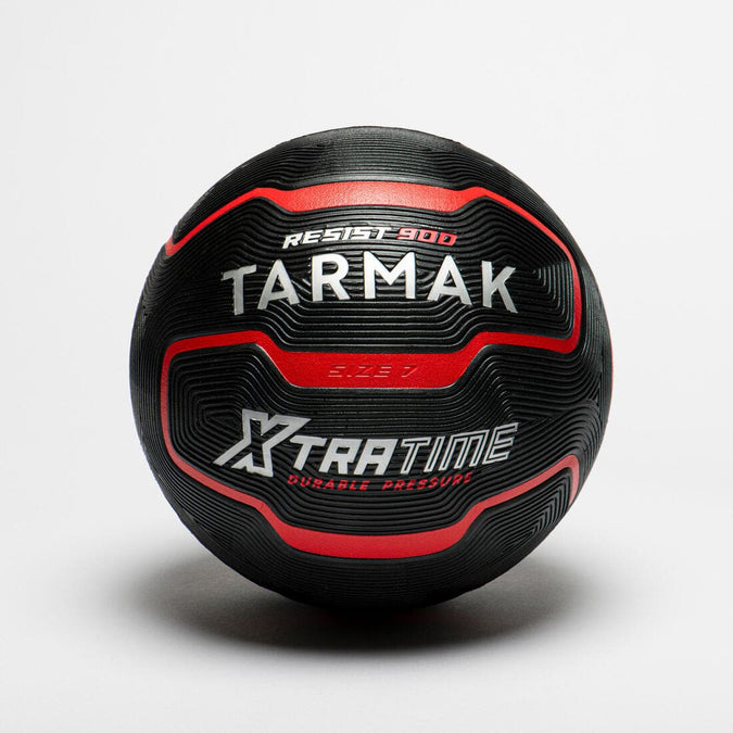 Ballon de basketball taille 7 - Resist 900 rouge noir pour les clubs et  collectivités