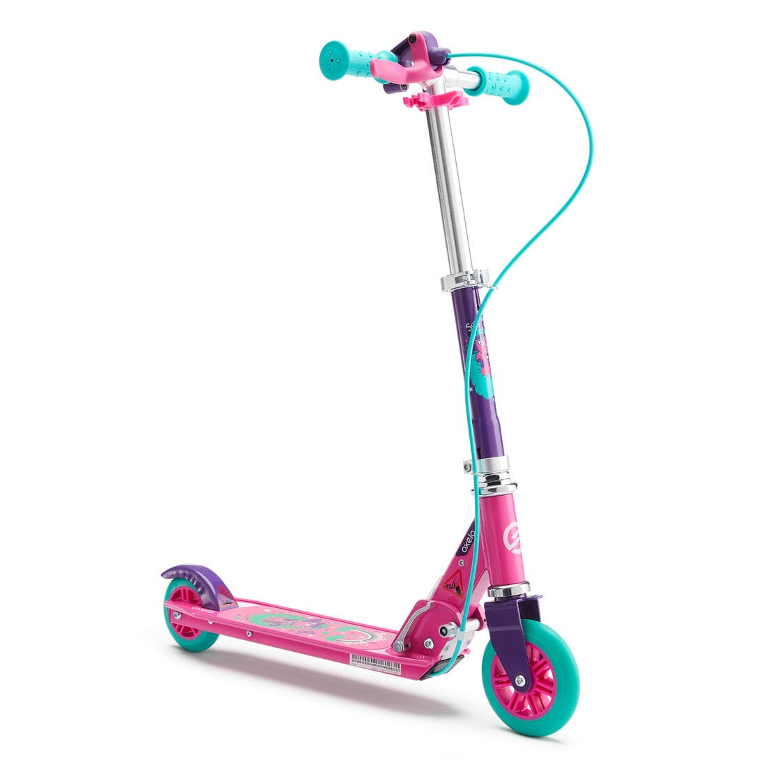 Trottinette enfant play 5 avec frein Violette