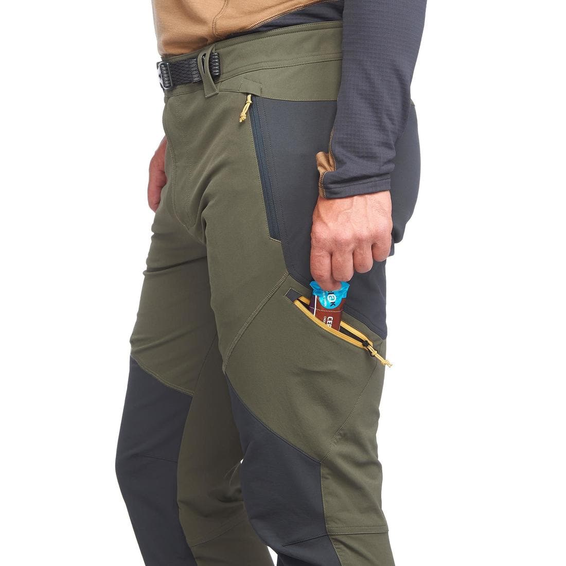 Pantalon déperlant et coupe vent de trek montagne - MT900 homme