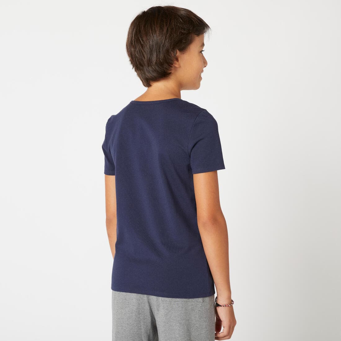 T-shirt enfant coton - Basique marine