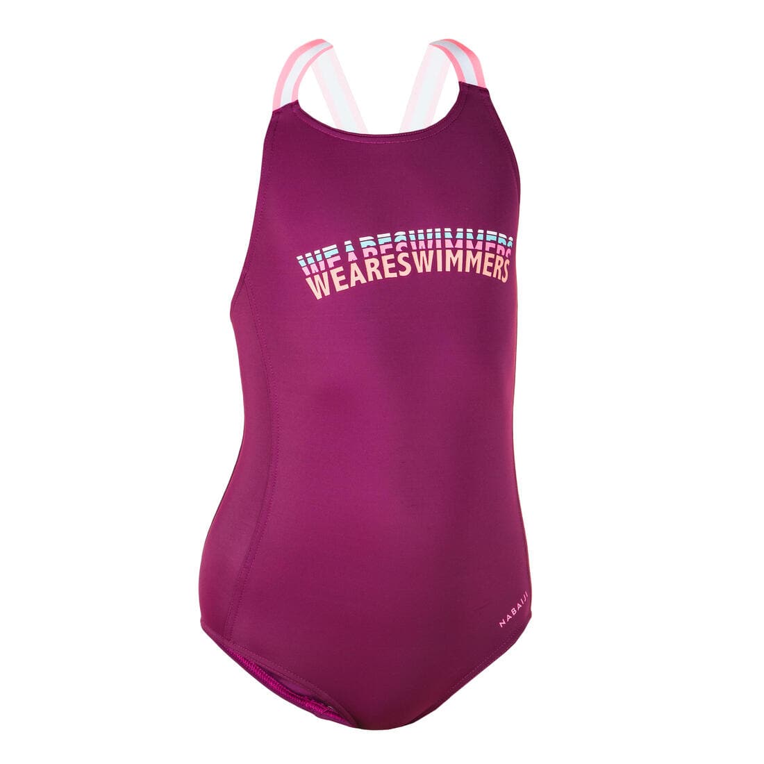 Maillot de bain de natation fille 1 pièce vega NBJI