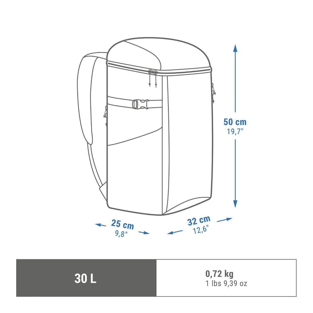 Sac à dos isotherme 30L - NH Ice compact 100