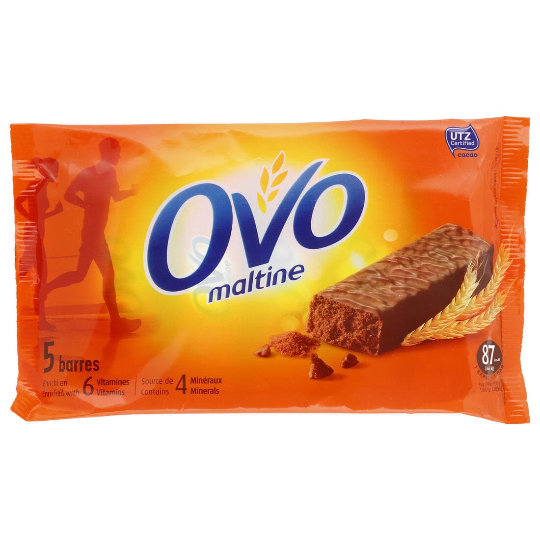 Barre enrobée OVOMALTINE chocolat 5x20g