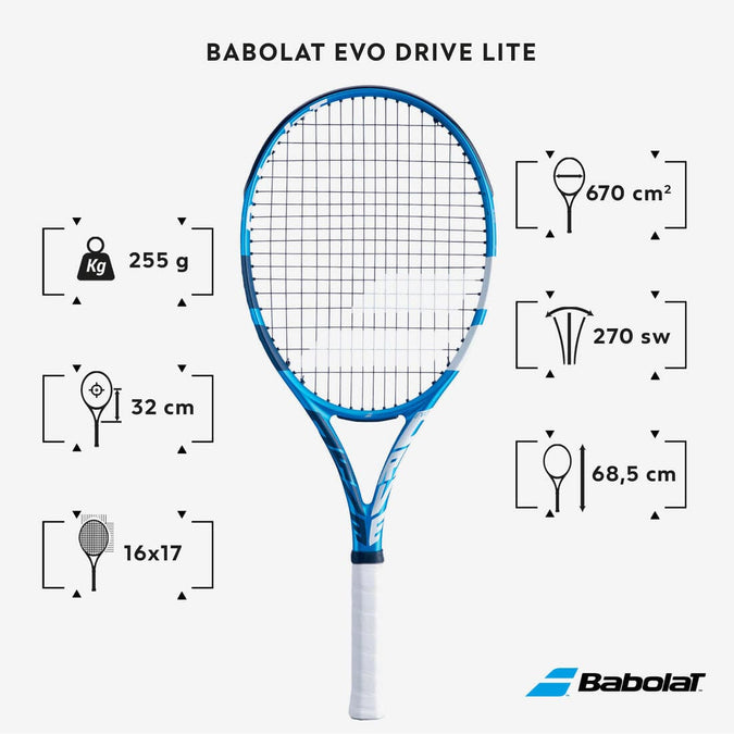 RAQUETTE DE TENNIS ADULTE BABOLAT EVO DRIVE LITE Decathlon Reunion