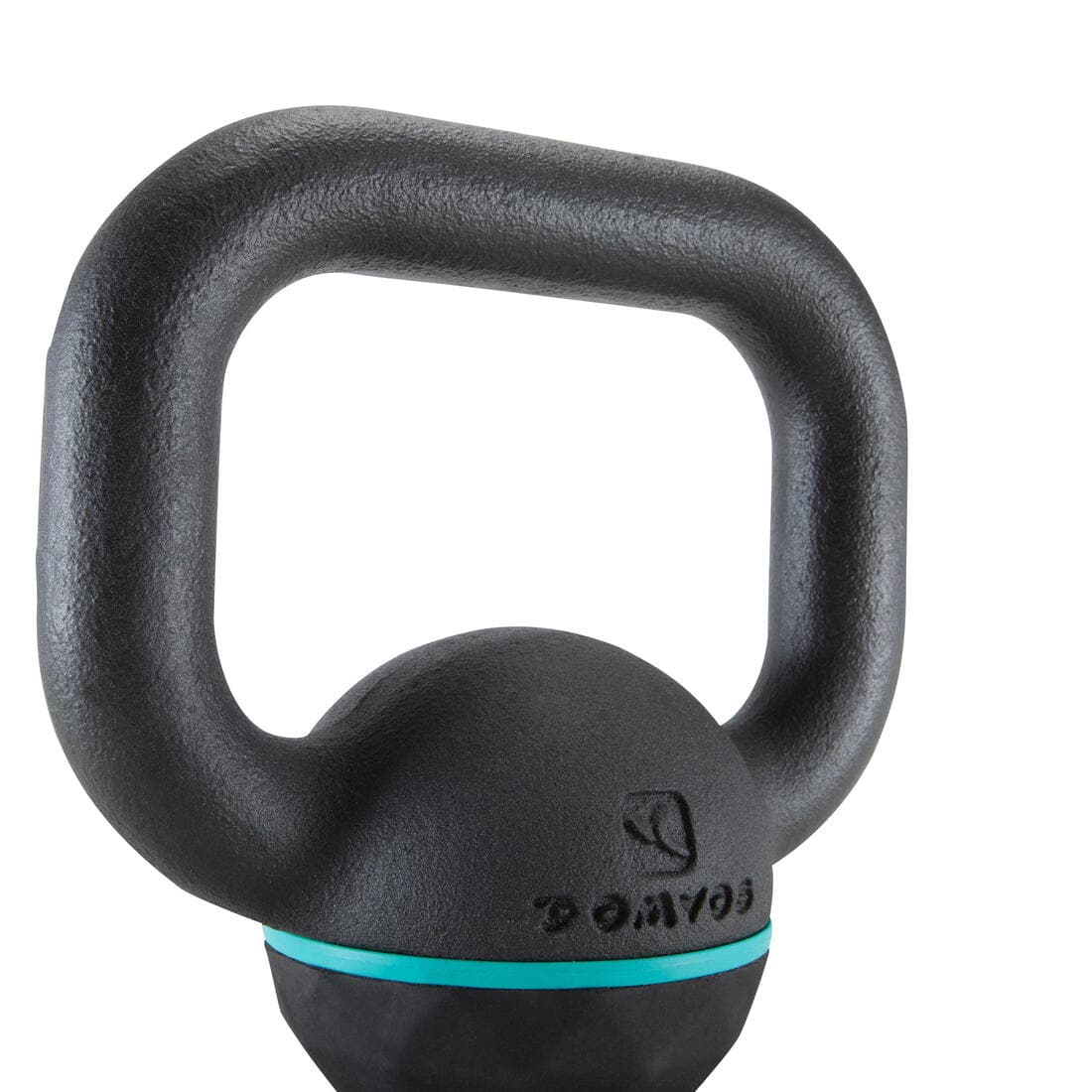 Kettlebell en fonte et base caoutchouc - 4 kg