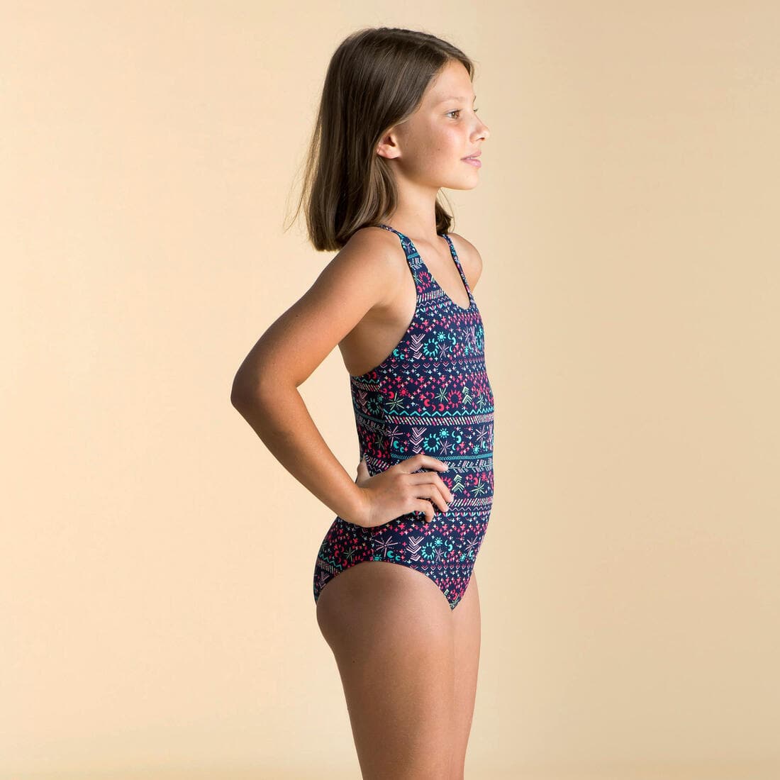 Maillot de Bain de Natation 1 Pièce Fille Basic Luna