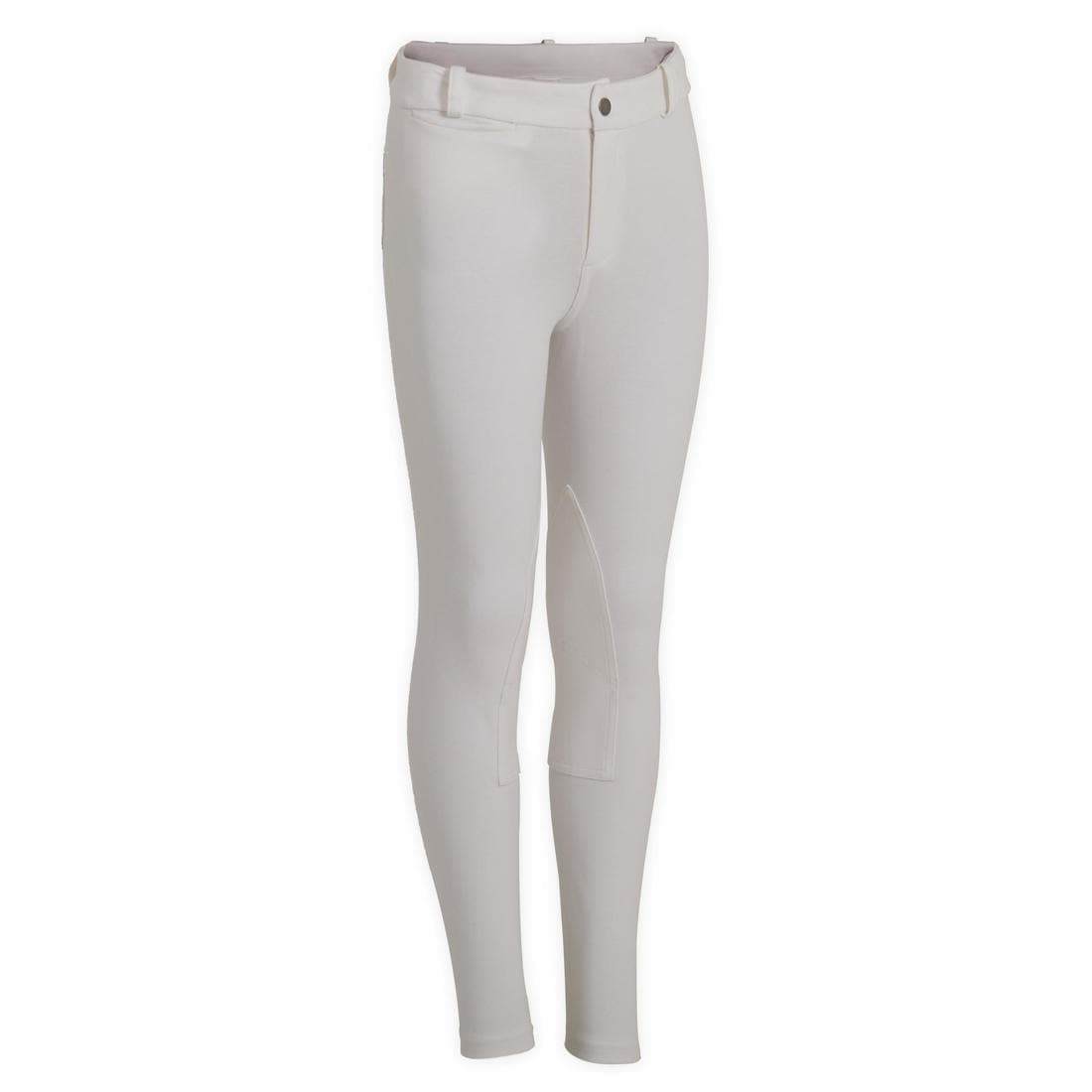 Pantalon de concours équitation Enfant - 100 blanc