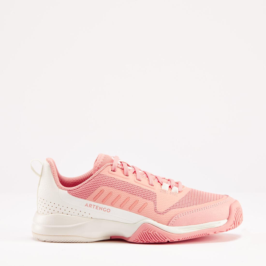 CHAUSSURES TENNIS ENFANT - TS500 FAST JR LACE PINKFIRE