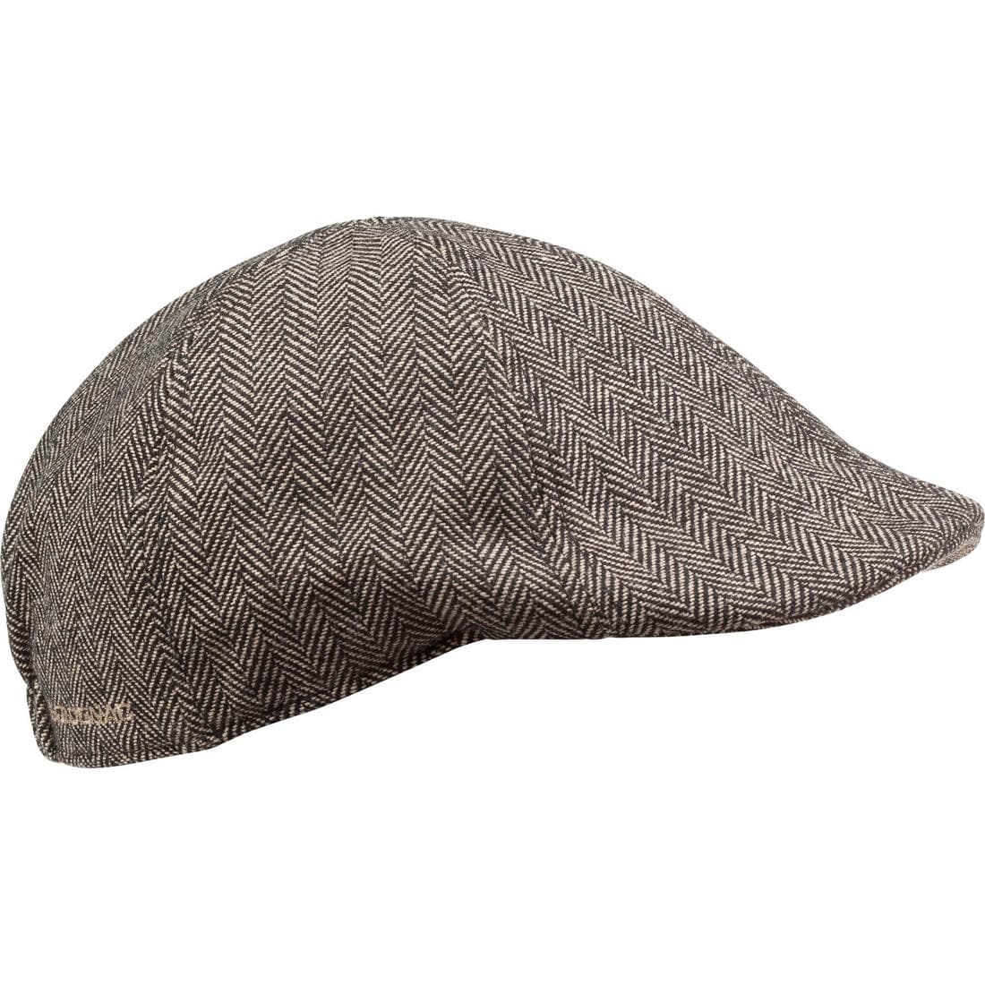 Casquette chasse déperlant tweed plate