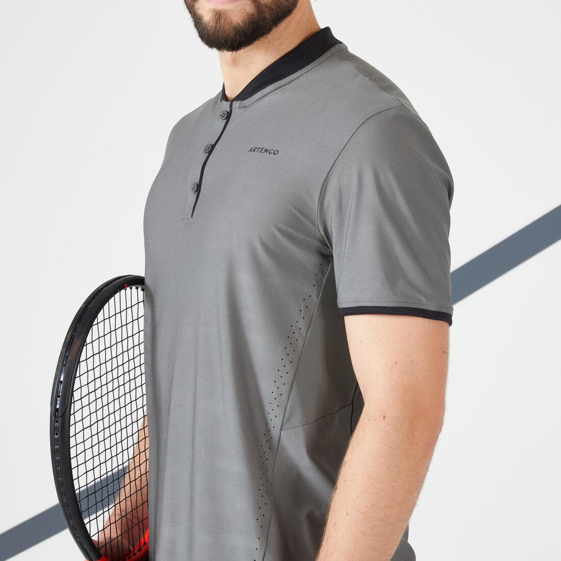 T-shirt tennis manches courtes Homme - ARTENGO DRY+