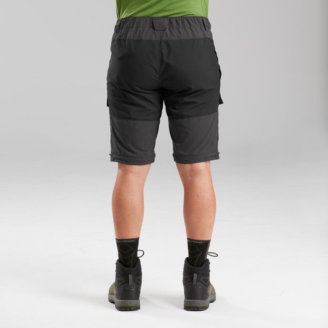 Pantalon modulable 2 en 1 et résistant de trek montagne - MT100 Homme