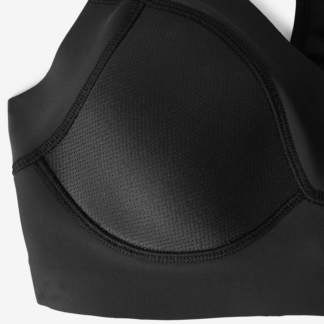 Brassière invisible avec coques maintien fort Femme - Noir