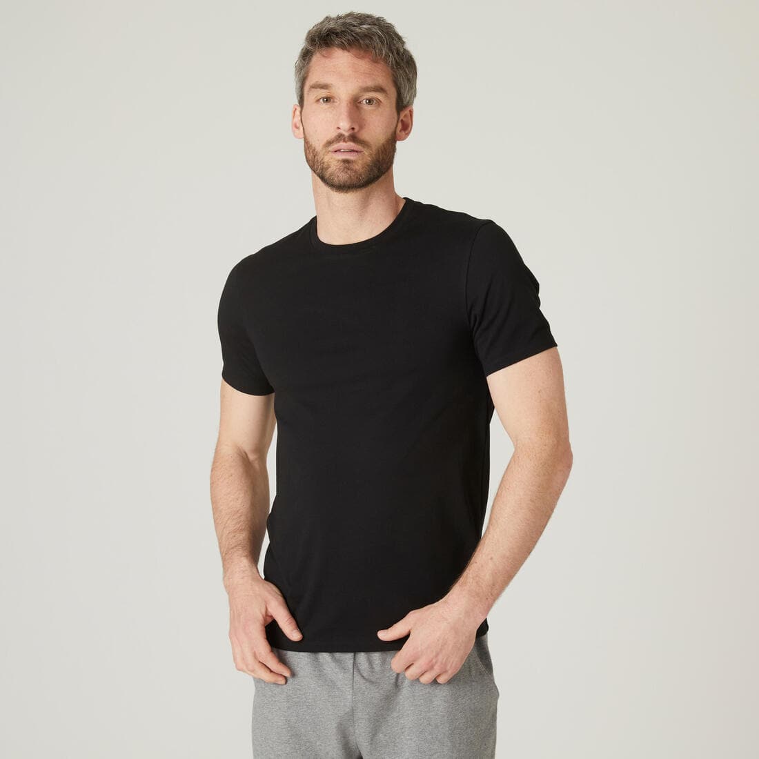 T-shirt slim en coton Homme