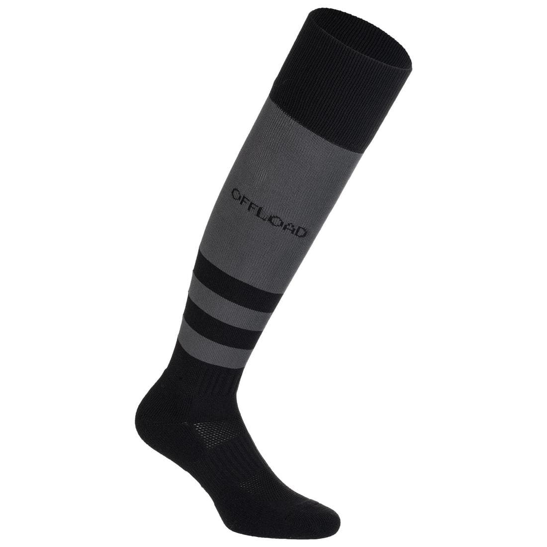 Chaussettes hautes de rugby homme R500 noire