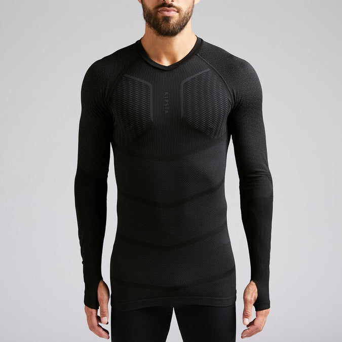 Kiprun Skincare Long Sleeved Winter Running T-Shirt Men's, 45% OFF
