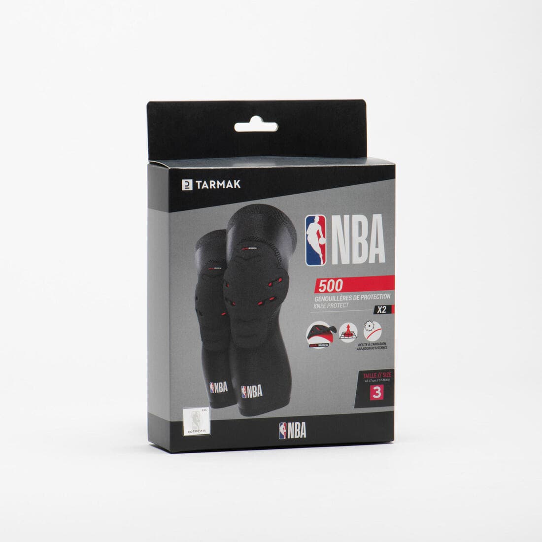 GENOUILLÈRES DE BASKETBALL NBA PROTECTION LOT DE 2 ADULTE