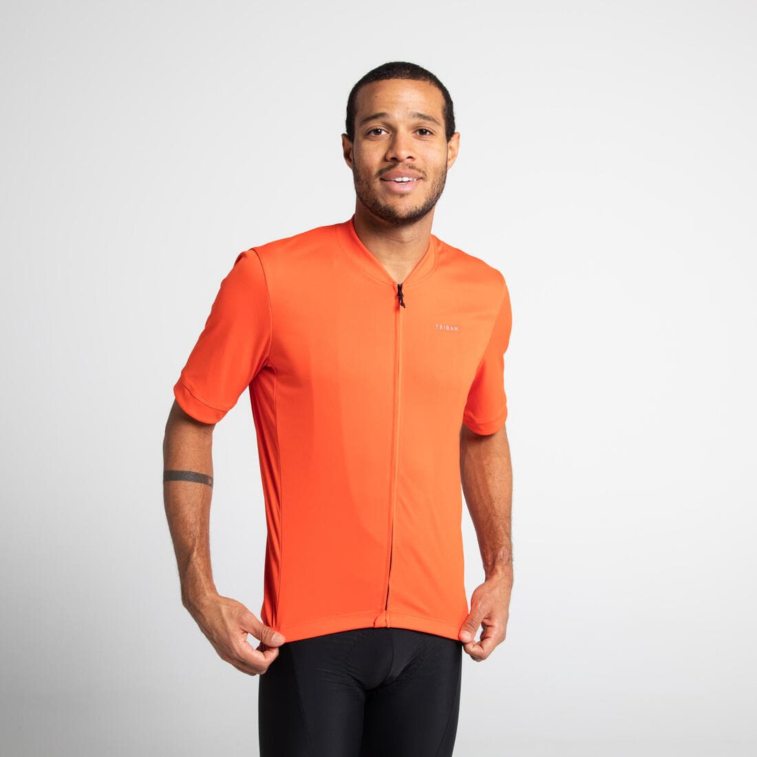 MAILLOT VELO ROUTE  MANCHES COURTES  ETE HOMME -   RC100