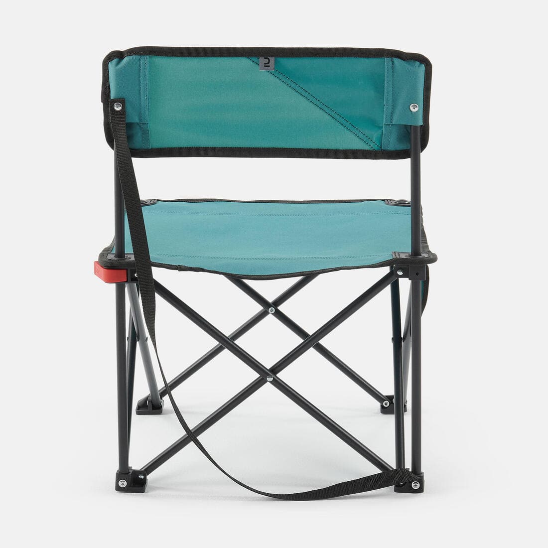 Chaise basse pliante de camping mh100 bleue