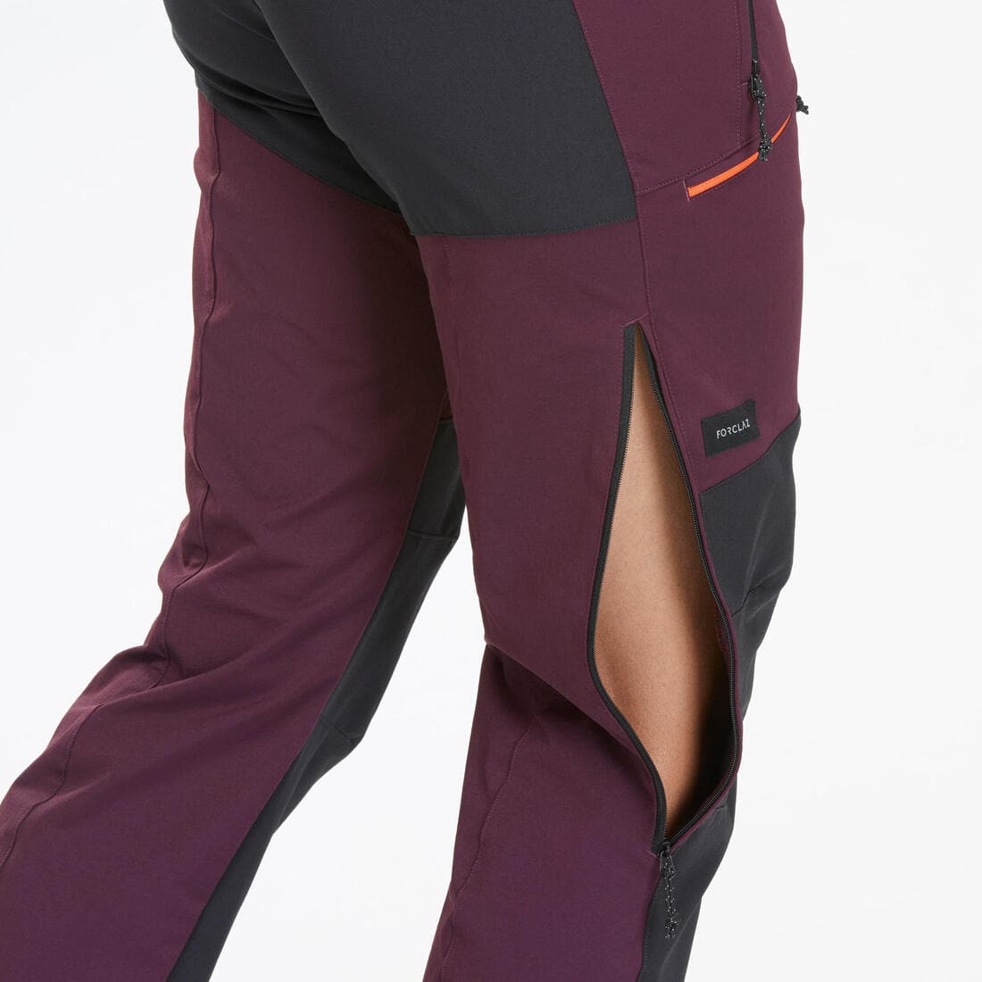 Pantalon déperlant de trek montagne - MT900 noir - Femme