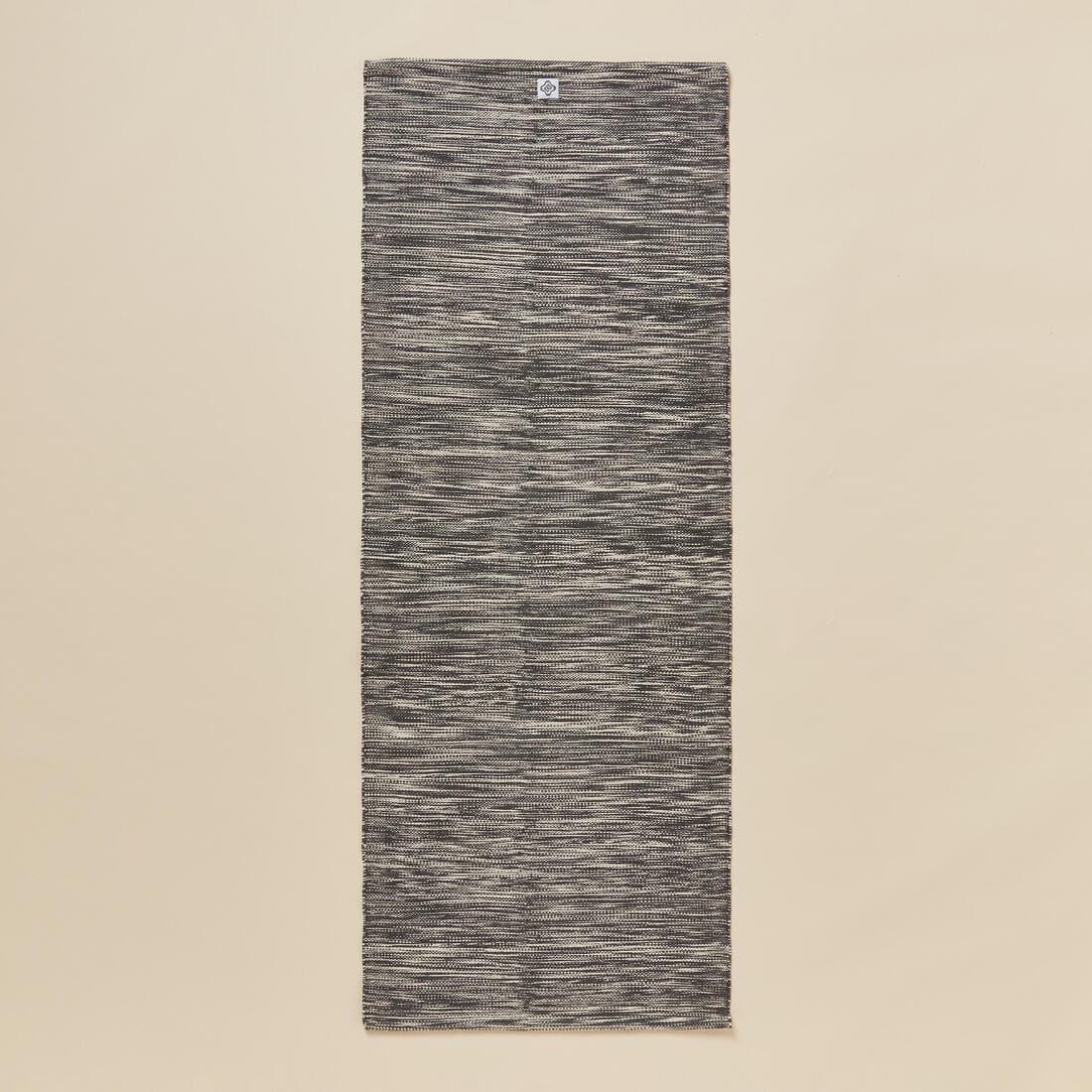 SUR-TAPIS / TAPIS YOGA DOUX COTON 183CM X 68CM X4 MM GRIS CHINE