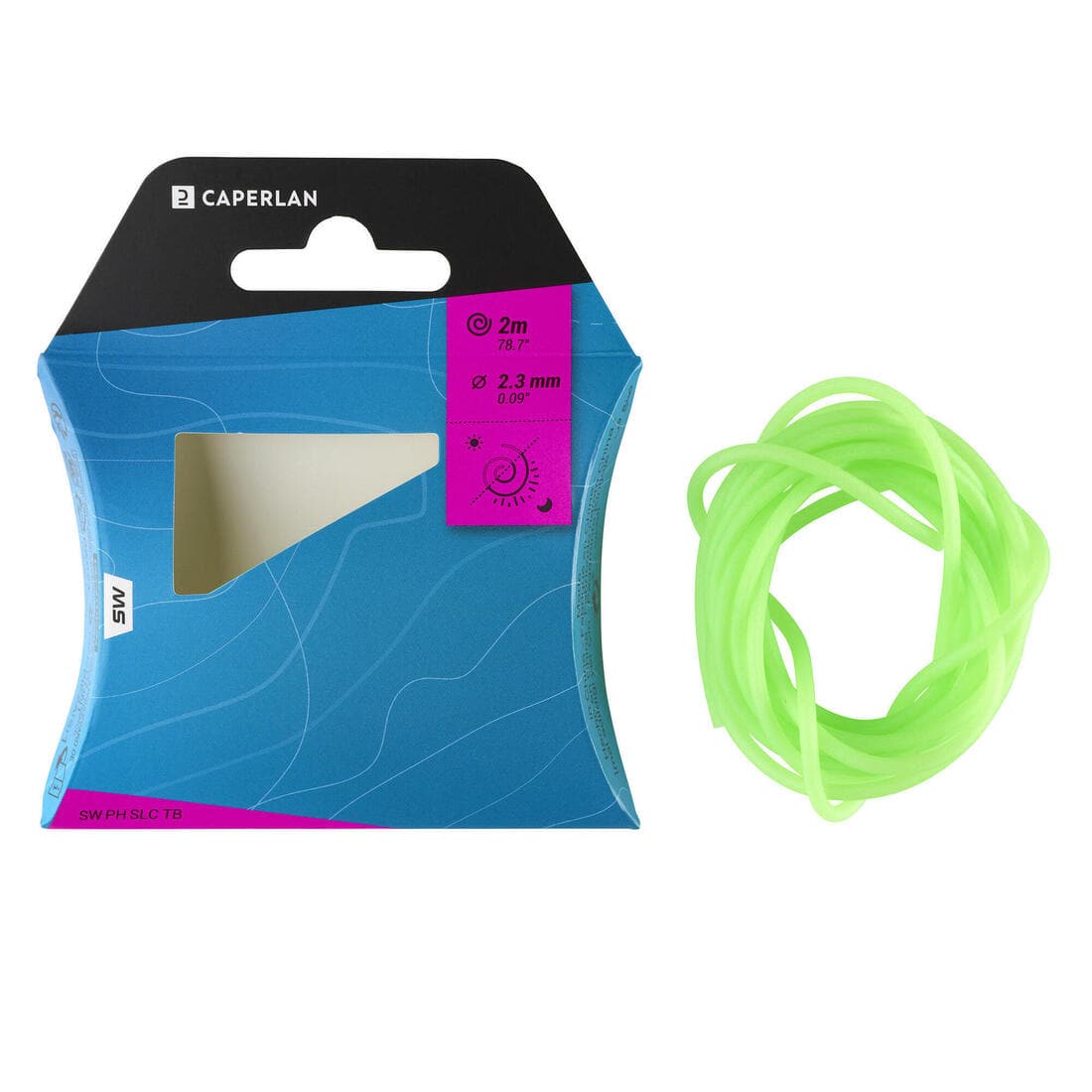 Tube silicone phosphorescent en surfcasting