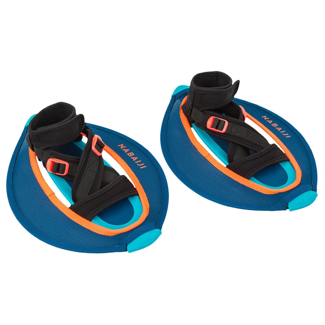 Paire d'haltères aquatiques Pullstep mesh  Aquagym bleu orange