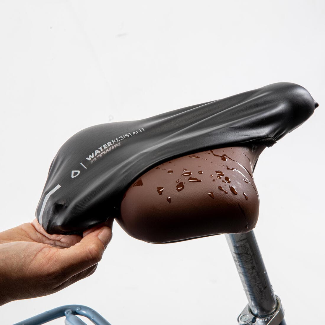 COUVRE SELLE VELO WATERRESIST XL BLACK